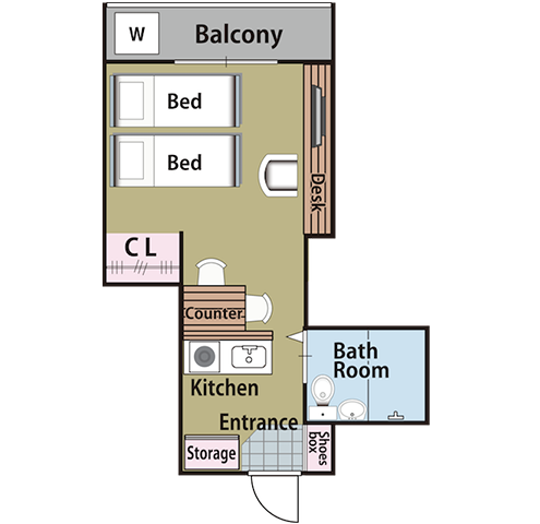 Minpaku Rotary floor plan